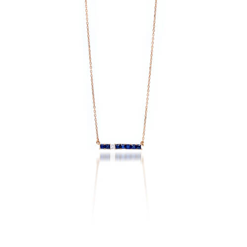 featured-parallel elegance blue sapphire & diamond necklace