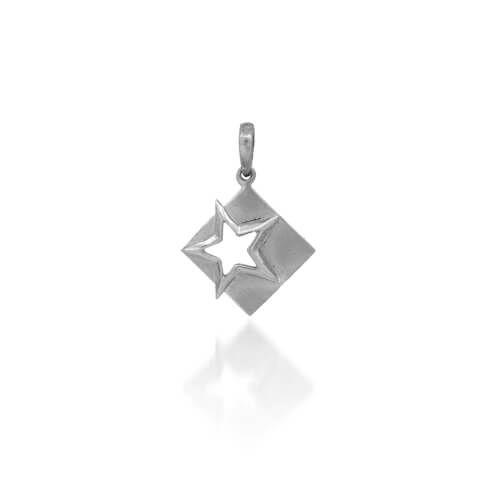featured-paste with stars white gold pendant