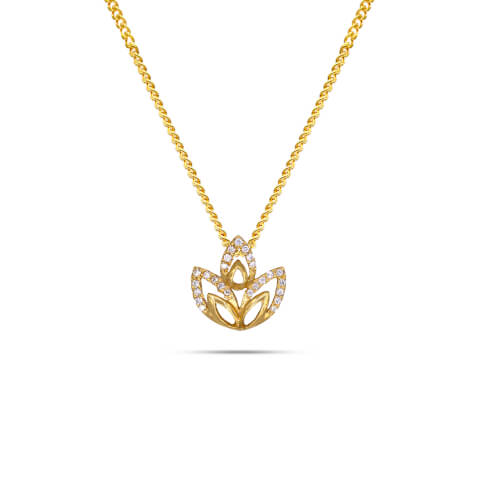 featured-power of petals gold pendant