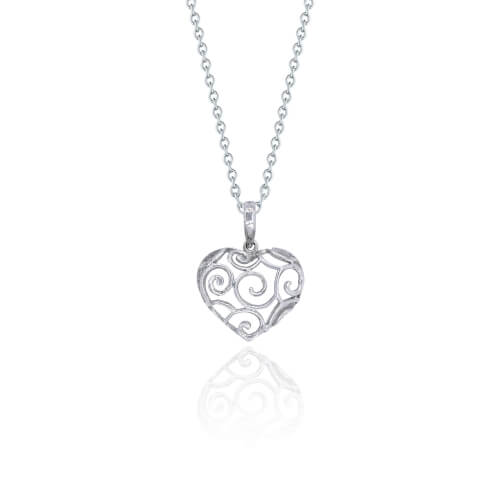 featured-glowing heart white gold pendant